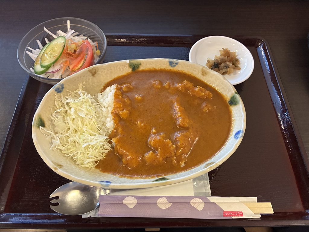 道の駅こまつ木場潟の名物、トマトカレーライス