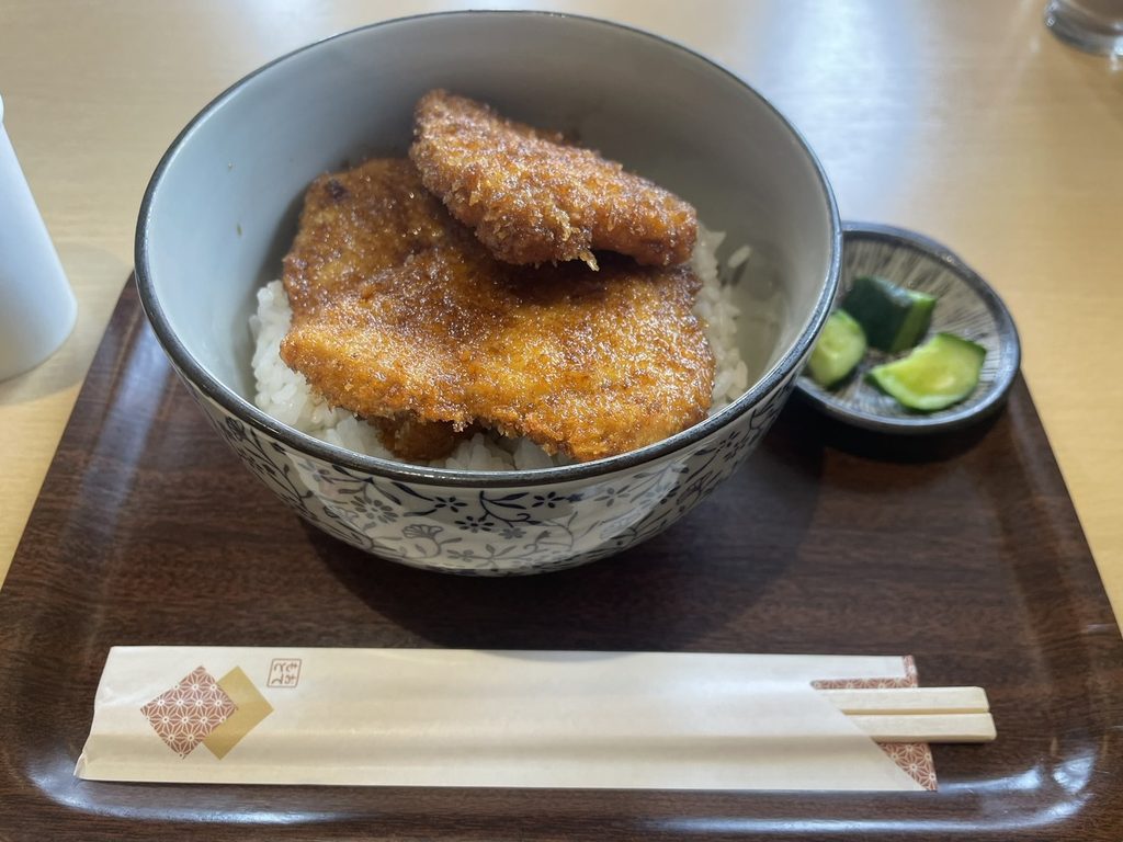 道の駅　禅の里名物　ソースカツ丼
